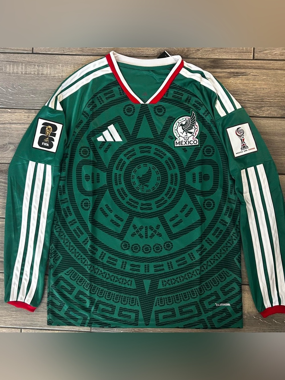 Adidas México 2026 World Cup Home Jersey | Size Large | World Cup 2026 Badges